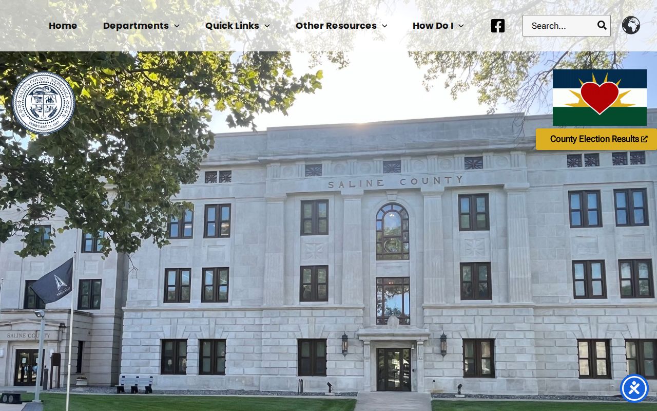 Saline County criminal records government homepage
